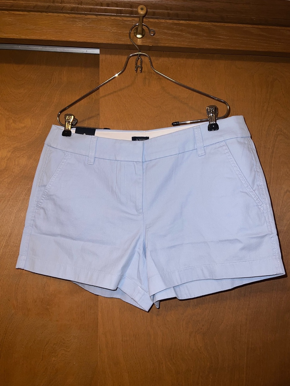 J. Crew Women’s Light Blue Shorts New With Tags Size 8